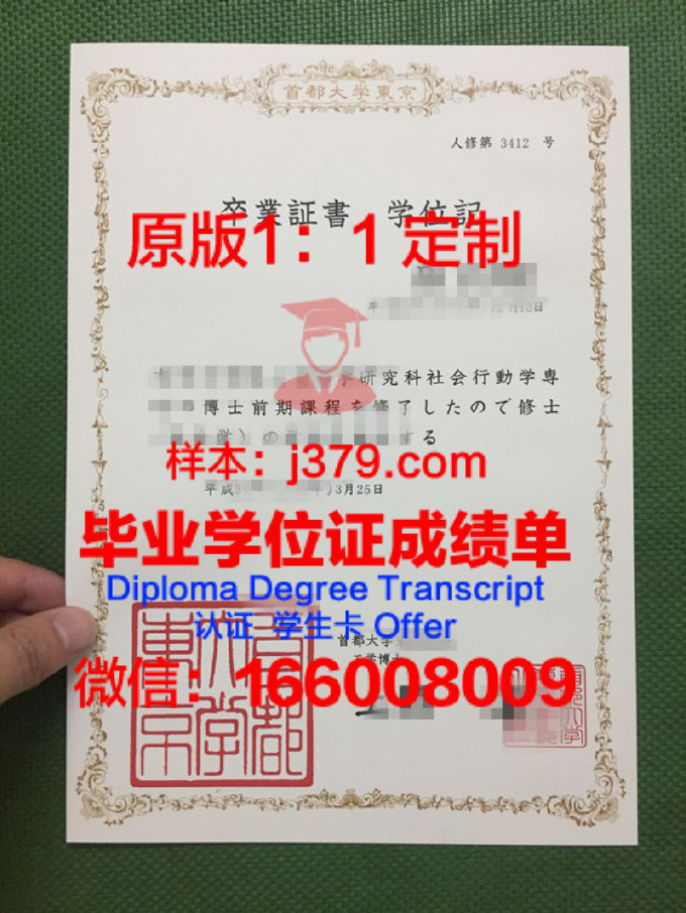 东京三立学院毕业证认证成绩单Diploma