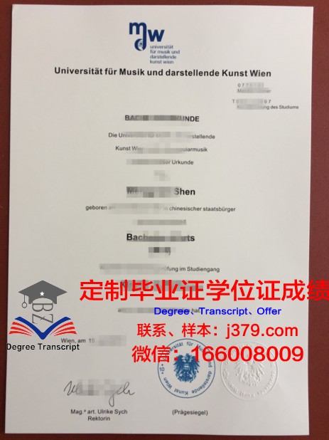 维也纳音乐与表演艺术大学毕业学位