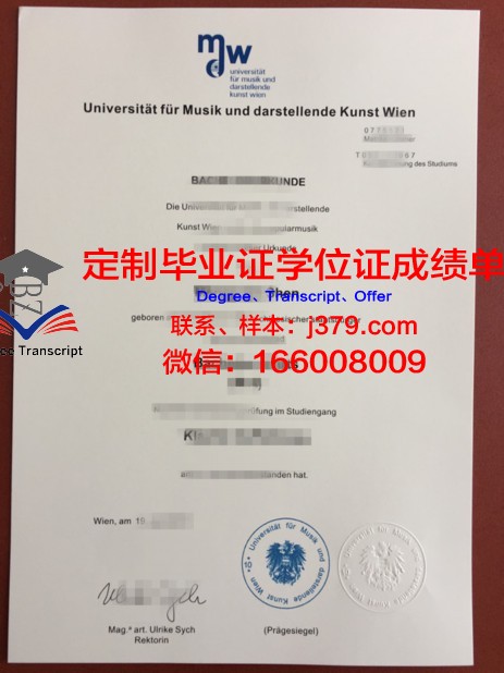 维也纳医科大学成绩单：一份国际认可的医学教育成果证明