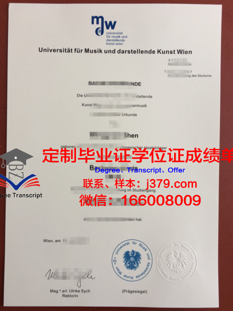 维也纳医科大学成绩单：一份国际认可的医学教育成果证明