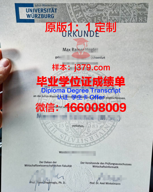 维尔茨堡大学 diploma 毕业证