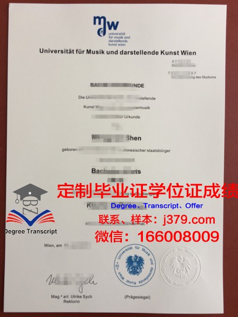 维也纳技术高等专业学院的毕业证啥样(维也纳技术大学官网)