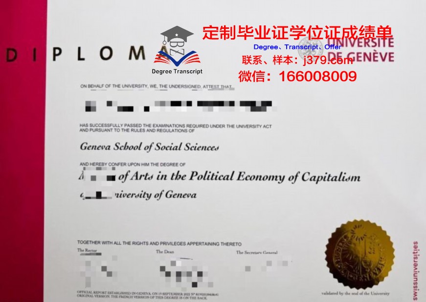 日内瓦大学毕业证书图片：一张纸的重量