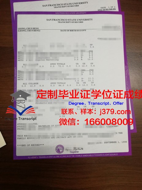 时装设计及销售规划学院旧金山分校毕业学位