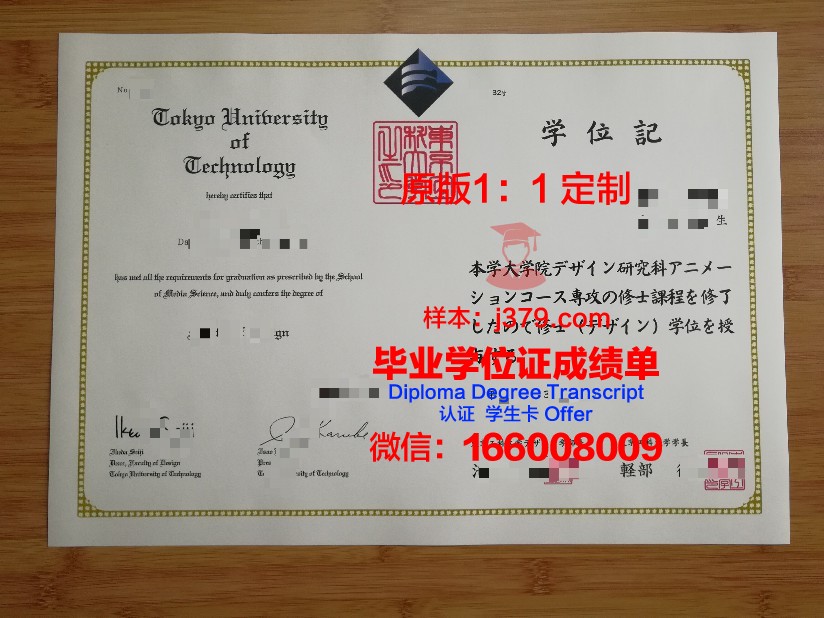 金乌工科大学毕业文凭