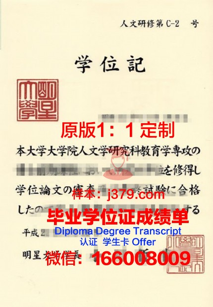 日本东京情报大学博士毕业证书(东京大学情报学修士)